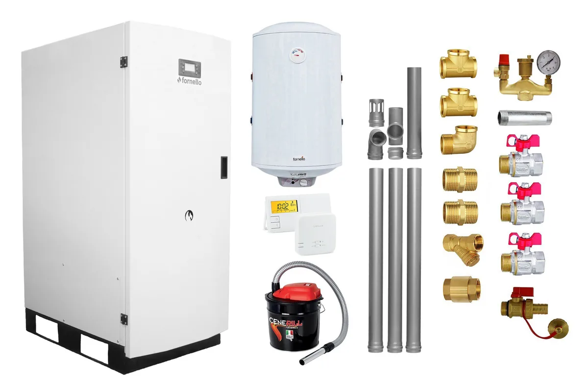 Fornello GT 25 Standard Centrala Termica pe Peleti 25kW Set Complet