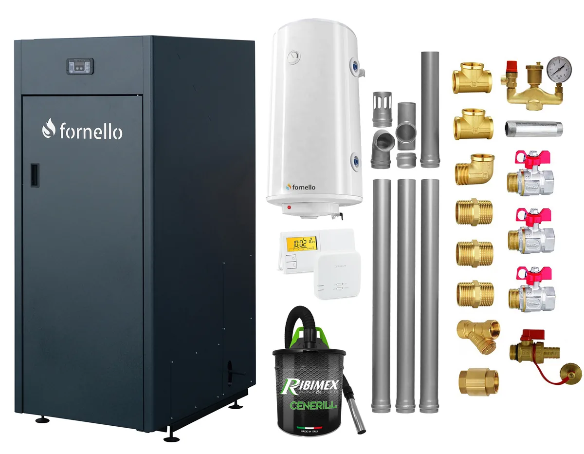 Fornello King Plus 25KW Pachet Complet 100kg Rezervor