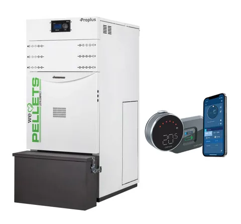 Fornello Lidya Compact Proplus 25kW cu Termostat Salus IT800