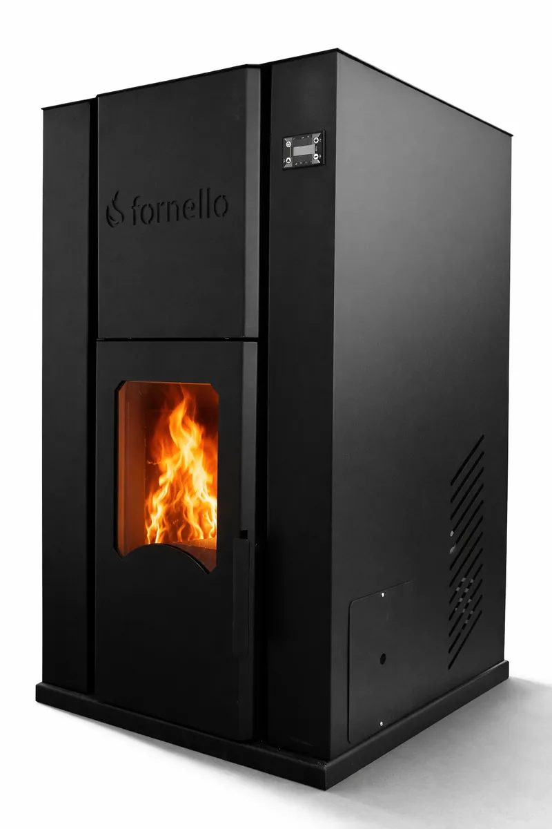 Fornello Pellet King 35kW Termosemineu pe Peleri cu A+