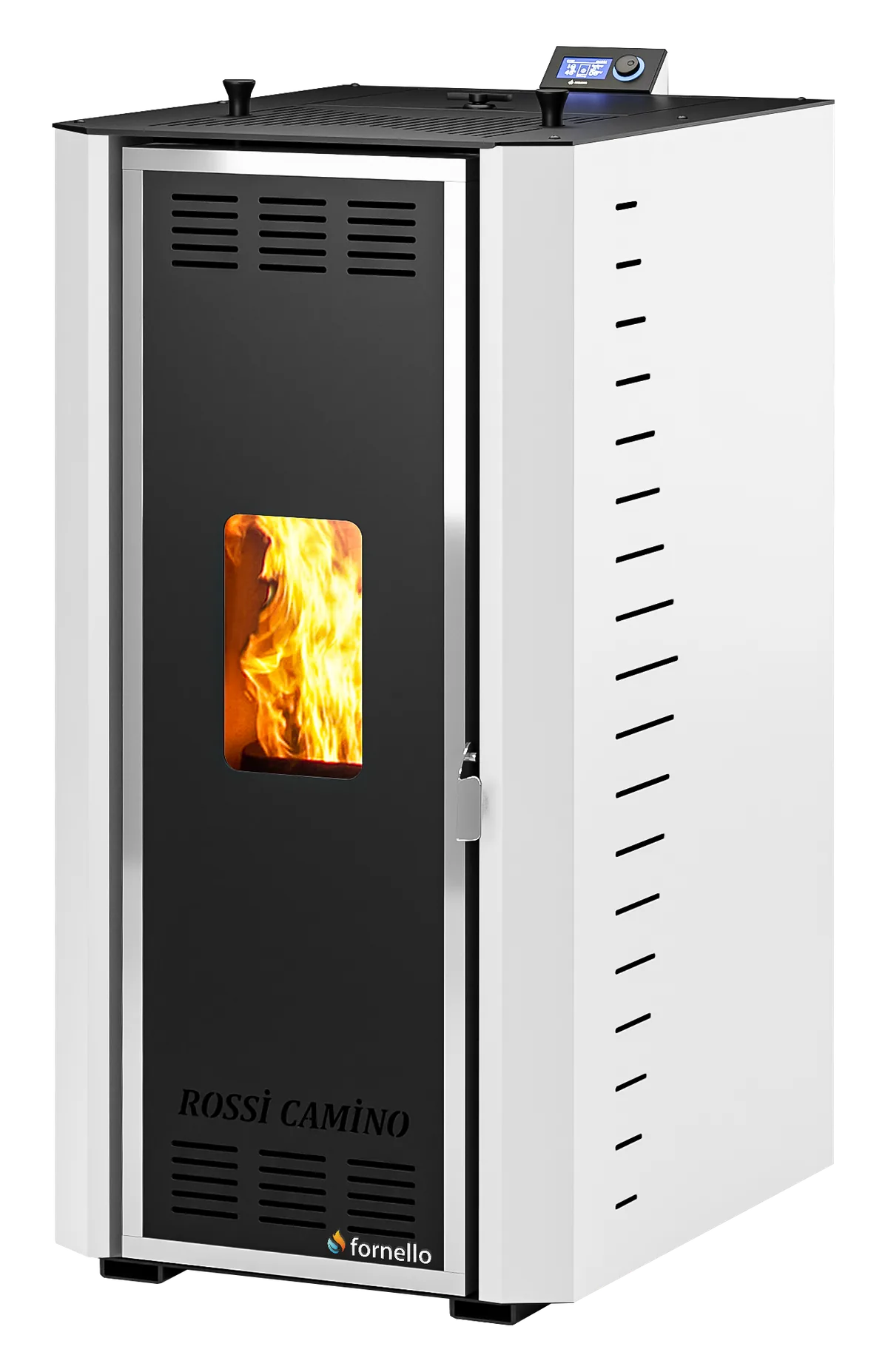 Fornello Rossi Camino 25kW Termosemineu pe Peleri