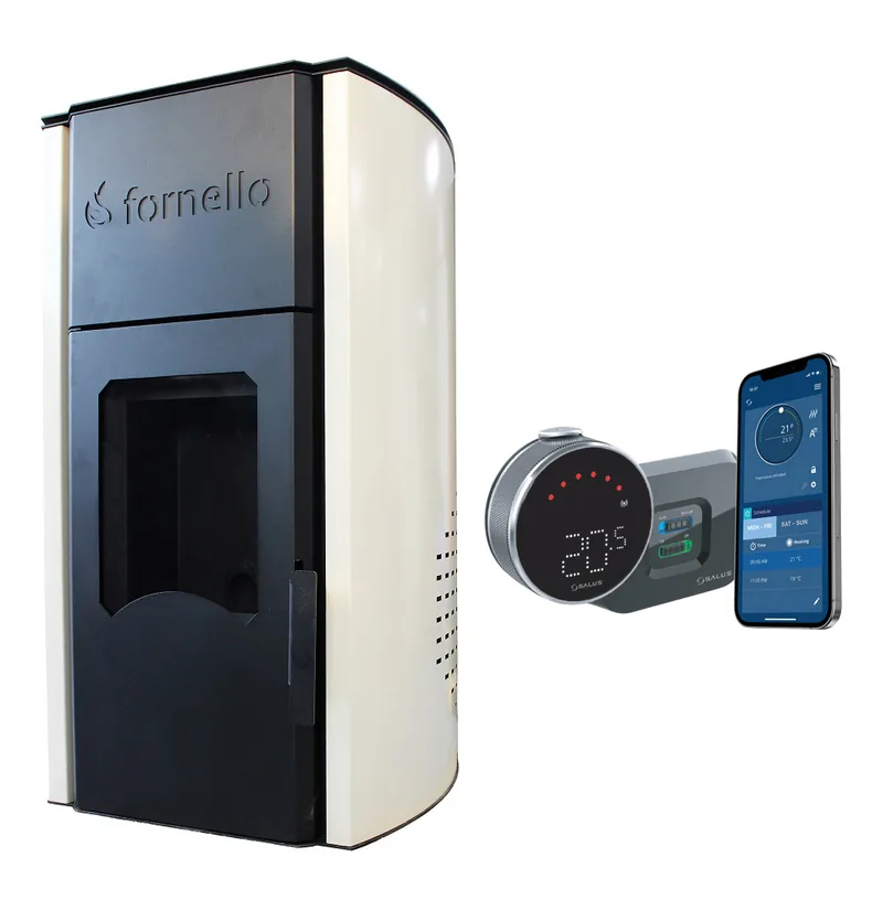 Fornello Royal Ivory 25kW Pachet cu Termostat Salus IT800