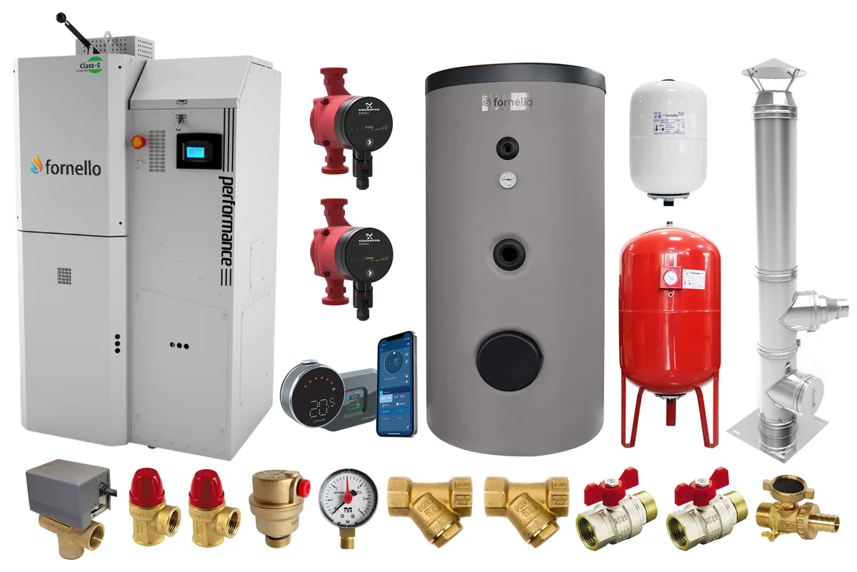 Fornello Slimpel Performance 40kW Pachet Premium