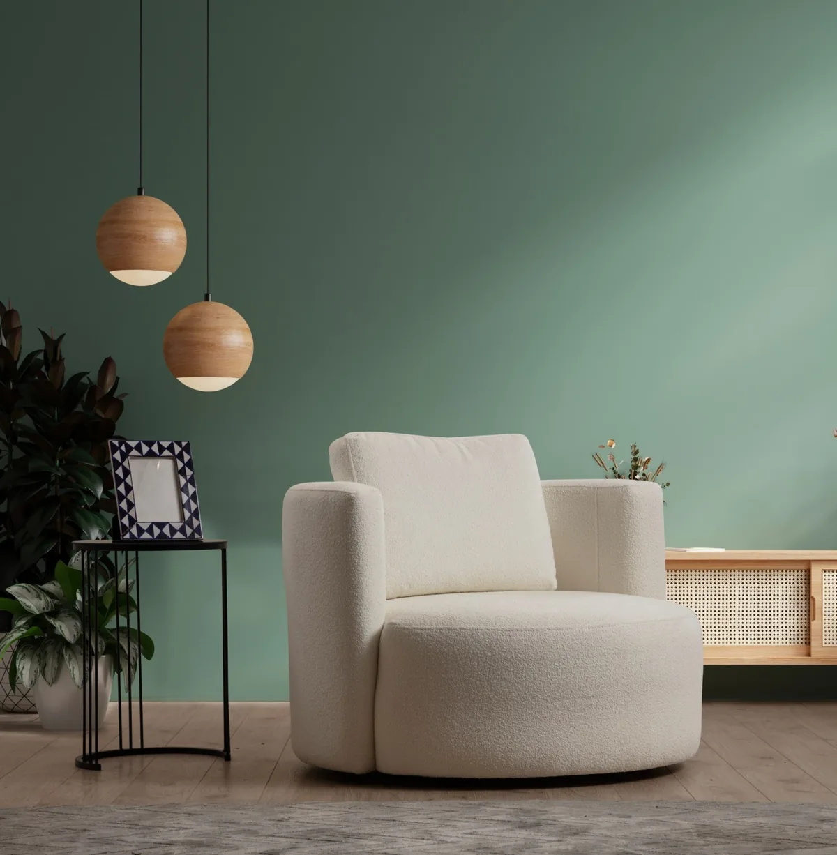 Fotoliu Asir Group Asos Crem - imagine 2