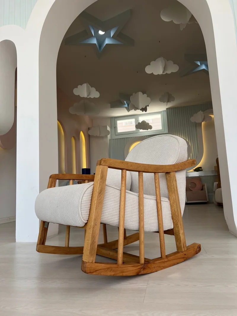 Fotoliu Copii Kleamini Alb - imagine 3