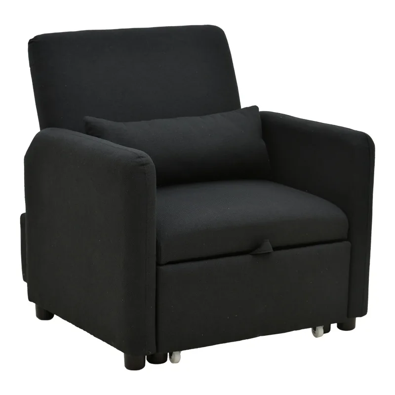 Fotoliu Extensibil Pako World Flexa Negru 85x92x84cm