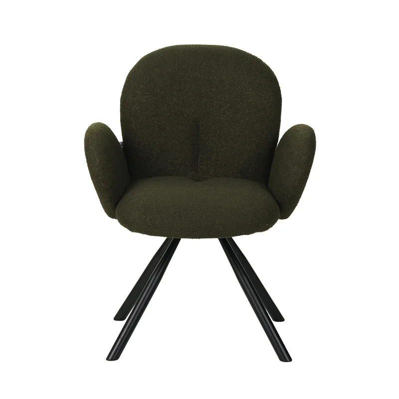 Fotoliu Garzele Pako World Teddy Verde Picioare Metal Negru 68x66x82.5cm - imagine 4
