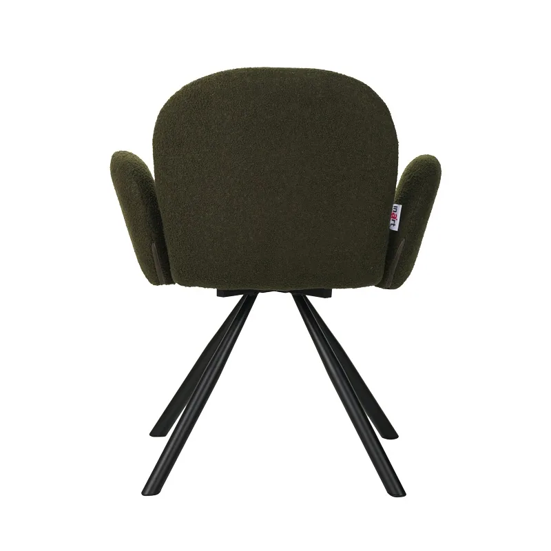 Fotoliu Garzele Pako World Teddy Verde Picioare Metal Negru 68x66x82.5cm - imagine 5