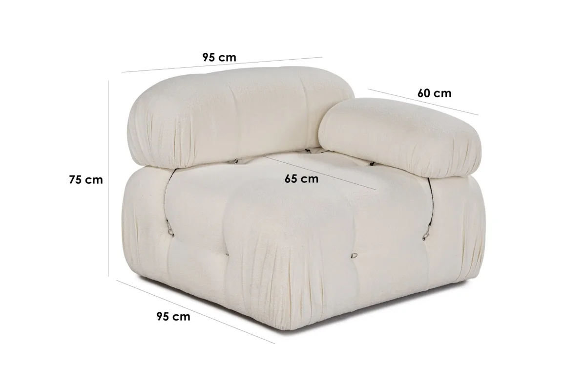Fotoliu Modular Bubble Alb 71982 - imagine 10