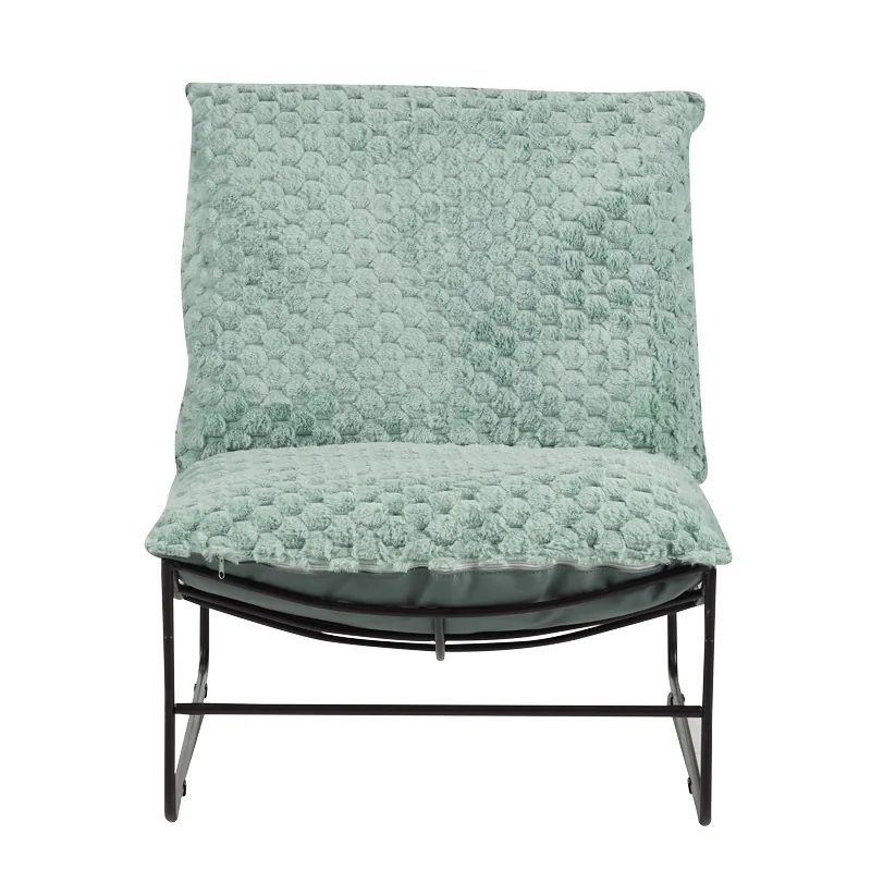 Fotoliu Pako World Chopie Verde Deschis cu Picioare Negre 77x90x83cm - imagine 4