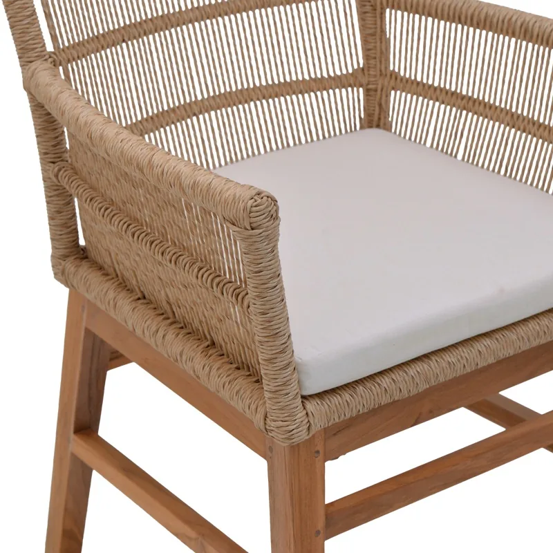 Fotoliu Pako World Inca Boho Natural 60x61x90cm - imagine 7