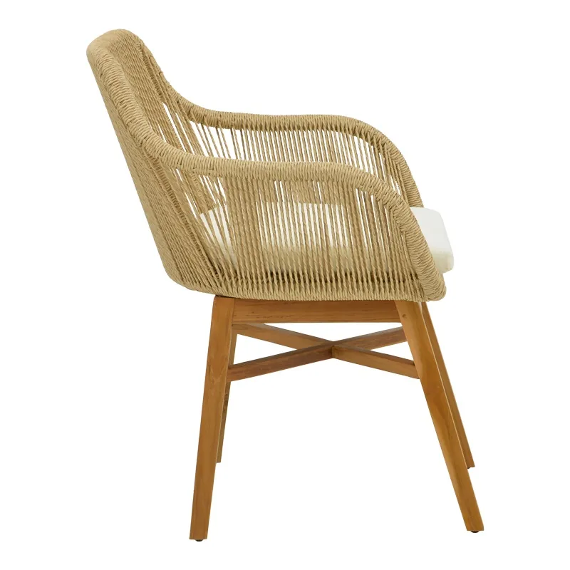 Fotoliu Pako World Kalie Boho Natural 60x61x80cm - imagine 3