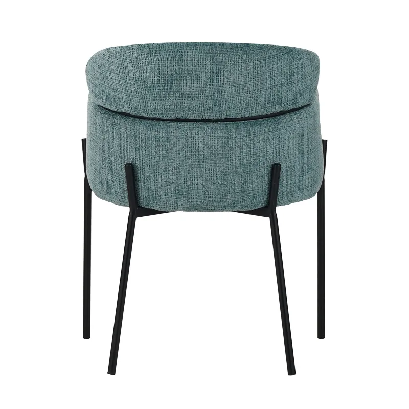 Fotoliu Pako World Tolerse Textil Verde Picioare Metal Negru 58x57x80cm - imagine 5