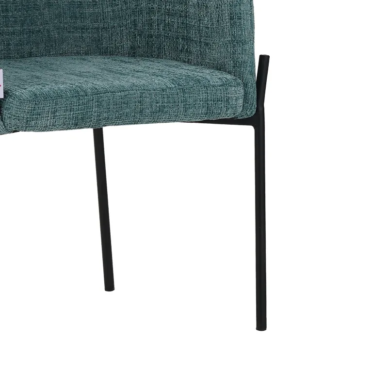 Fotoliu Pako World Tolerse Textil Verde Picioare Metal Negru 58x57x80cm - imagine 7