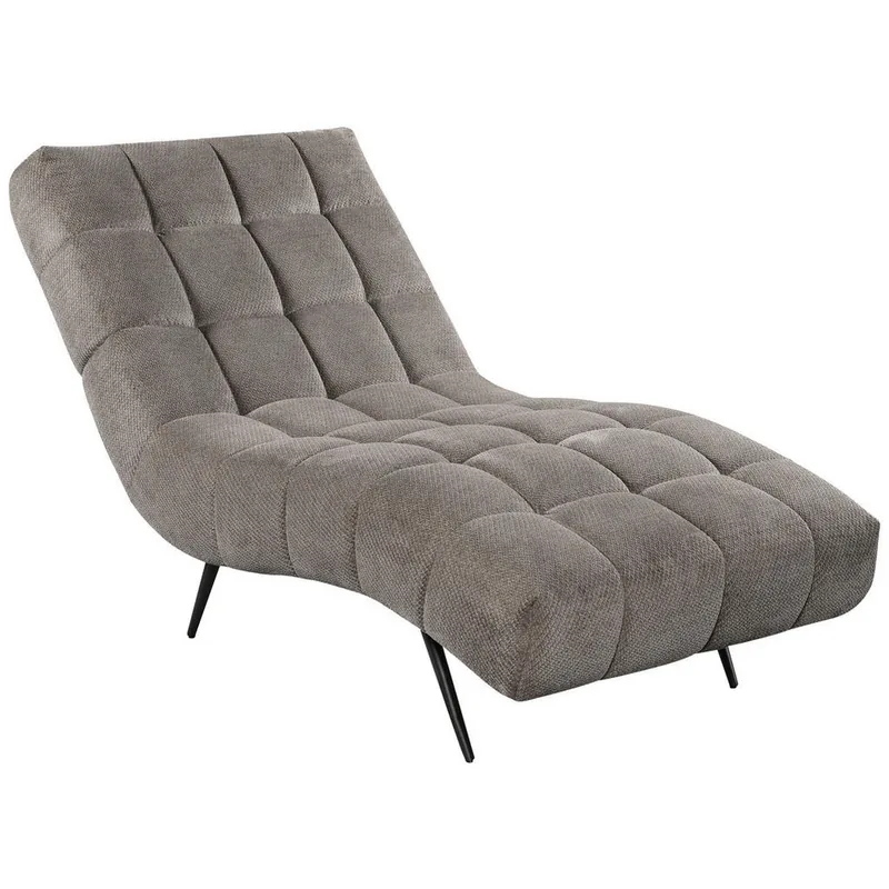 Fotoliu Sezlong de Relaxare Mid.You Textil Gri
