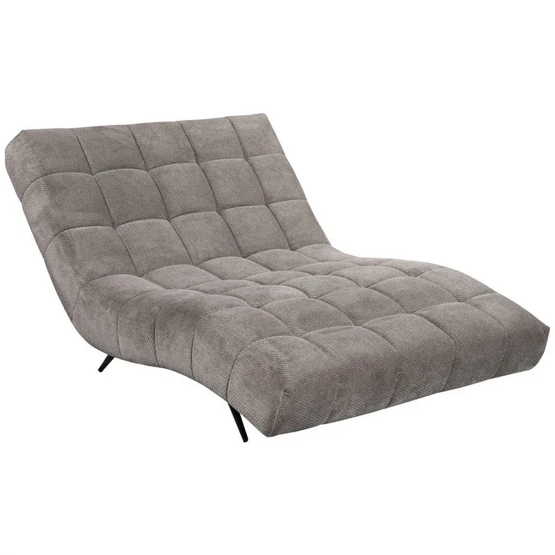 Fotoliu Sezlong MID.YOU Textil Gri