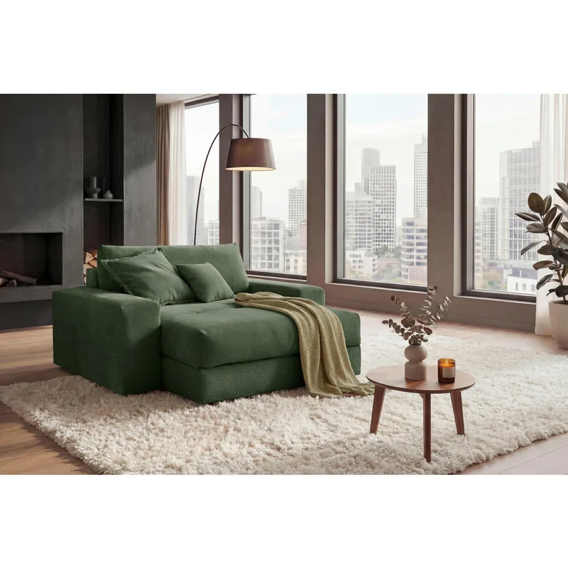 Fotoliu XXL P & B Textil Verde