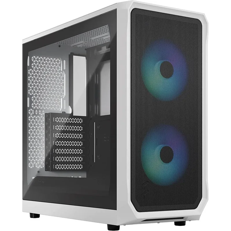 Fractal Design Focus 2 RGB TG Clear Tint Alb