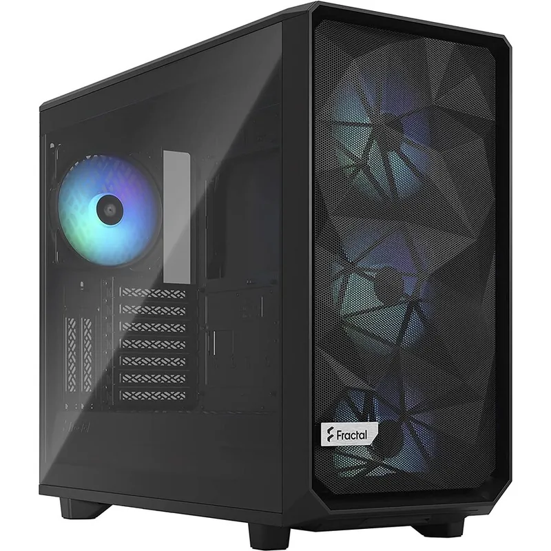 Fractal Design Meshify 2 RGB TG Light Tint Negru