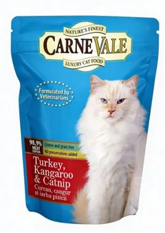 Plic Hrana Pisici Carnevale Curcan Cangur Iarba Pisicii 85g