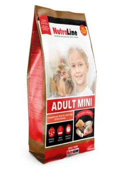 Hrana Uscata Caine Nutraline Dog Adult Mini 8kg Pui