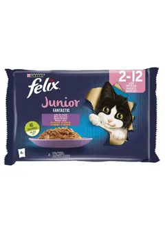 Hrana Umeda pentru Pisici Purina Felix Fantastic Junior Plic 4x85g