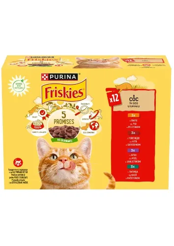 Plicuri Hrana Pisici Friskies Adult Vita Varietate 12x85g