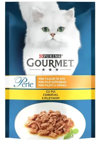 Hrana Umeda pentru Pisici Gourmet Perle Pui in Sos 85g