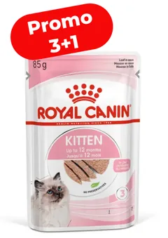 Hrana Umeda pentru Pisoi Royal Canin Kitten 85g Promo 3+1