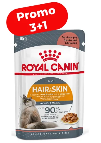 Royal Canin Hair & Skin Gravy 85g Set 4