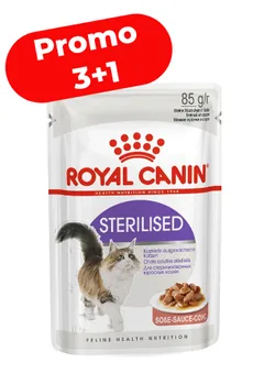 Hrana Umeda pentru Pisici Royal Canin Felin Sterilised 85g Pachet 3+1