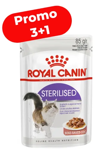Hrana Umeda pentru Pisici Royal Canin Felin Sterilised 85g Pachet 3+1