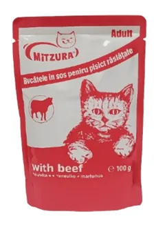 Plic Hrana Pisici Mitzura Vita 100g
