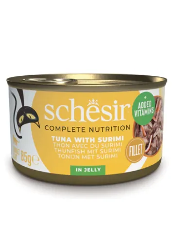 Hrana Umeda pentru Pisici Schesir Ton/Surimi in Jelly 85g