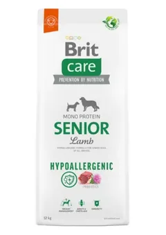 Hrana Uscata pentru Caini Brit Care Hypoallergenic Senior Miel si Orez 12kg