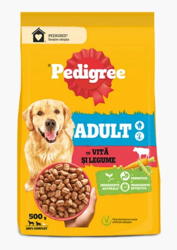 Hrana Uscata pentru Caini Adulti Pedigree Vita si Legume M/L 500g