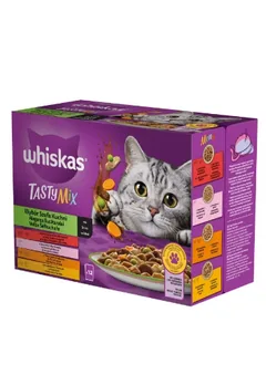 Whiskas Tasty Mix Plicuri 12x85g