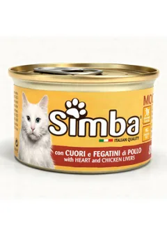 Mousse pentru Pisici Simba Inima Pui Ficat 85g