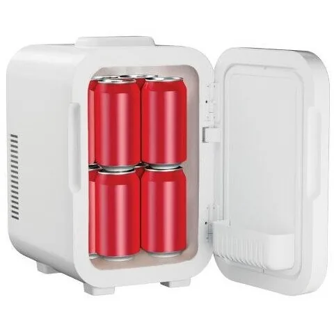 Frigider Mini cu Oglinda LED Elle 8L Alb