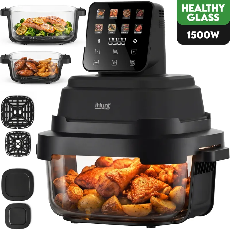 iHunt PureGlass Crisp 8-in-1 1500W 2 Vase 4L+1.5L