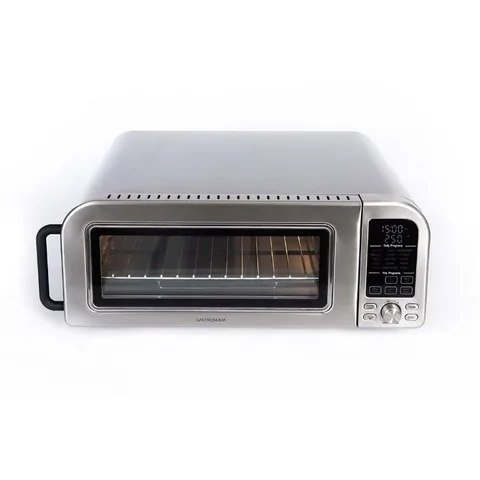 Friteuza cu Aer Cald si Cuptor Pizza Gastronoma 2000W 18L 15 Programe Argintiu