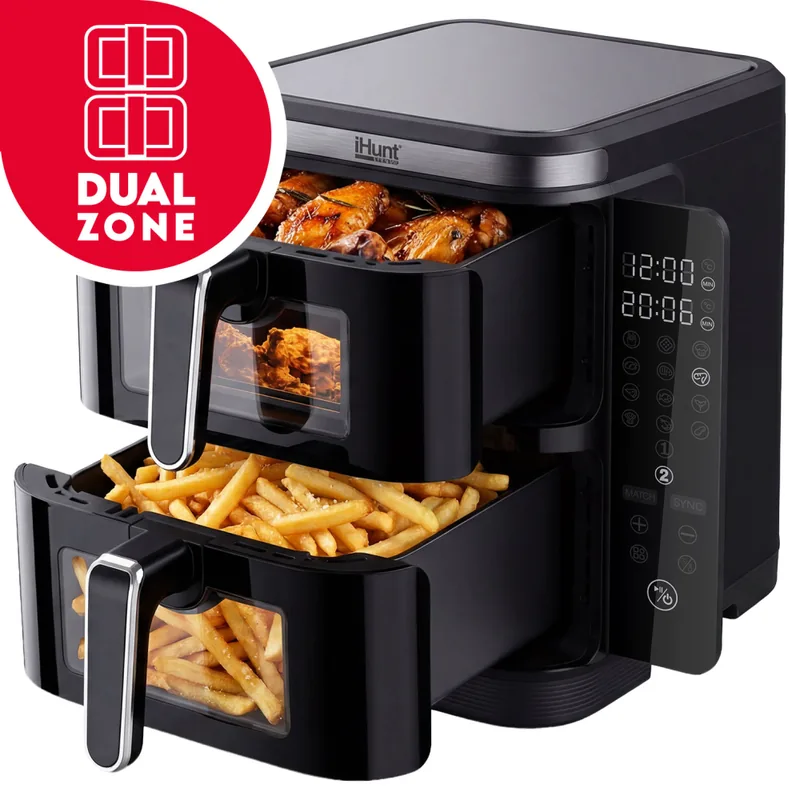 iHunt Bro Air Fryer 11L Dual Stack