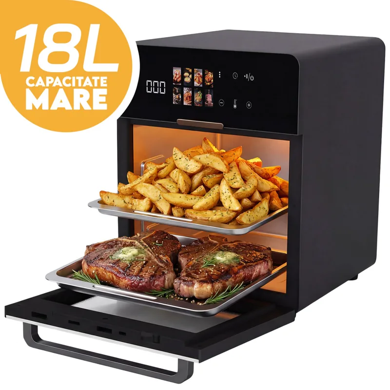 iHunt Bro Air Fryer Oven 18L Argintiu Gri