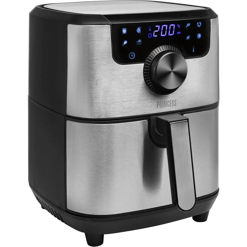 Princess Aerofryer Deluxe 4.5L 1500W Negru Argintiu