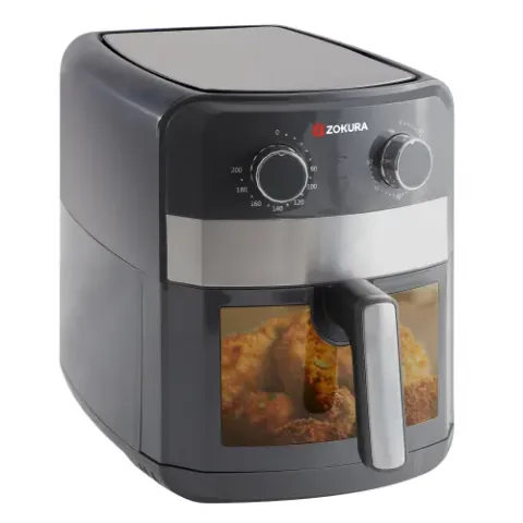 Friteuza cu Aer Cald Zokura 6.3L 1350W