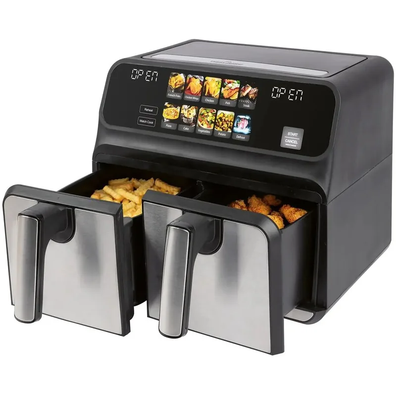 ProfiCook PC-FR 1287H 8L 2200W Dubla 9 Programe Negru Argintiu