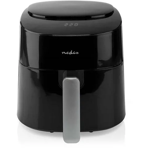 Friteuza cu Aer Cald Nedis 4.2L Temporizator 240Min 6 Programe Presetate Negru