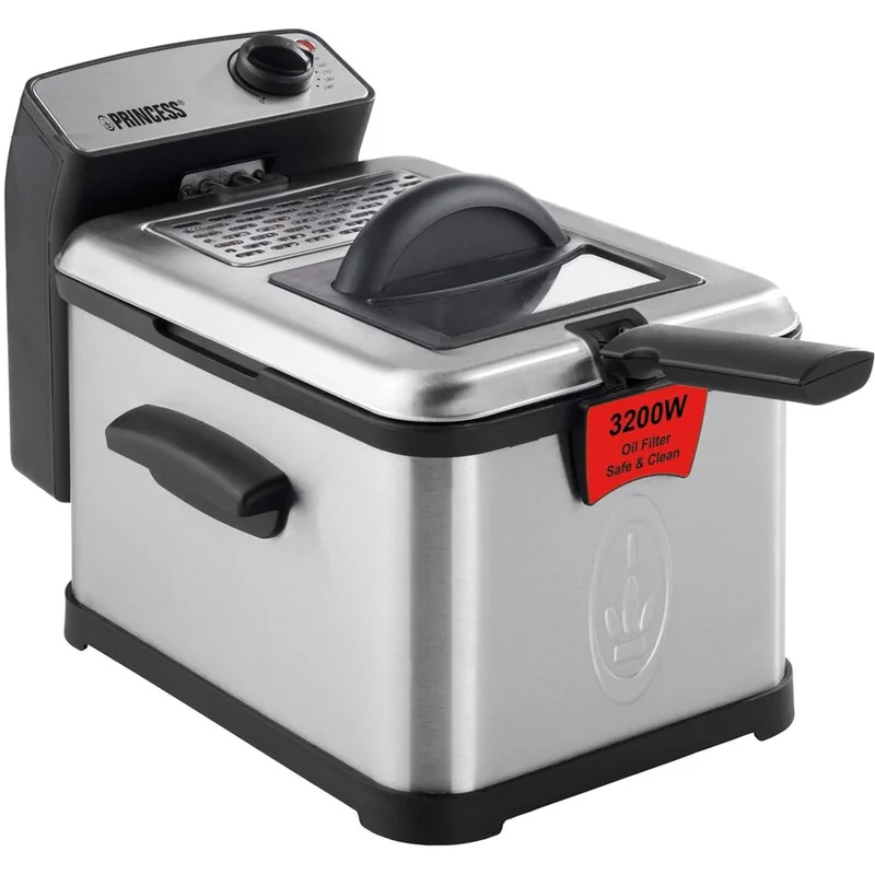 Friteuza Princess Superior 3200W 3l Negru/Inox