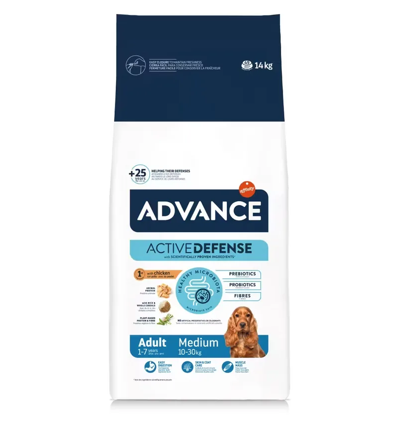 Hrana Uscata Caini Advance Dog Medium Adult 14kg
