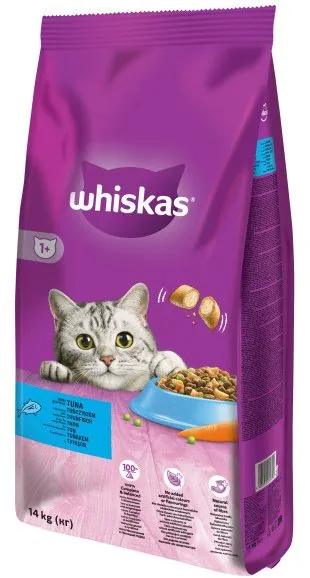 Hrana Uscata pentru Pisici Whiskas Ton si Ficat 14kg